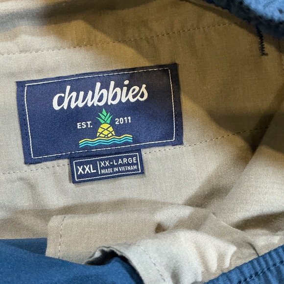 Chubbies Everywear Stretch Shorts 8” Inseam Navy Blue Men’s Size XXL - Picture 8 of 9